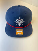 Navy UMPQUA - Flat Brim - 50 UV Protective