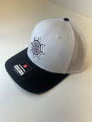 Trucker Hat - White / Black Brim