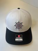 Trucker Hat - White / Black Brim