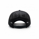 Trucker Hat - Solid Black - Bent Brim