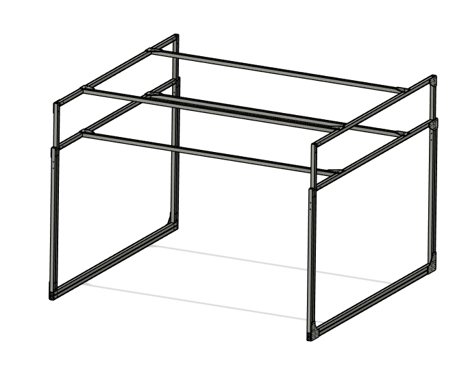 4xOpti Over Coach Boat Rack