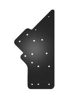 A Frame middle Bracket to replace plastic